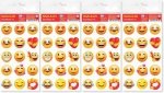 Emotikony 01 Naklejki 4 sztuki