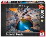 Puzzle 1000 PQ panorama Błękit indygo M. Gray 109991