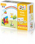 zZuple. Toys. Dwustronne puzzle do nauki języka angielskiego: Zabawki