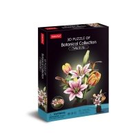 Puzzle 103 3D Kwiaty Lilia i Tulipan 306-P871H 