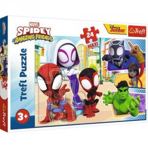 Puzzle 24 Maxi Spidey i przyjaciele