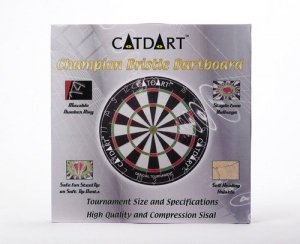 Catdart Zestaw Dart Champion (profesjonalny, sizalowa tarcza)