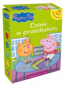 Świnka Peppa. Dzień w przedszkolu. 26 Kart edukacyjnych
