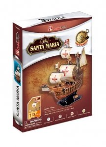 Puzzle 3D Żaglowiec Santa Maria 113