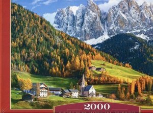 Puzzle 2000 Church of St. Magdalena Dolomites
