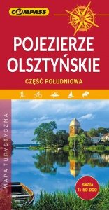 Mapa Pojezierze Olsztyńskie część południowa