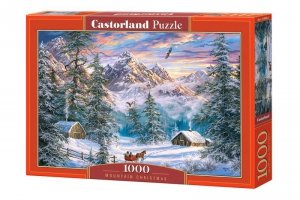 Puzzle 1000 Mountain Christmas BN C-104680-2