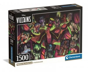 Puzzle 1500 Compact Disney Vilains 31744