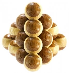 Łamigłówka 3D Bamboo Cannon Balls poziom 1/4