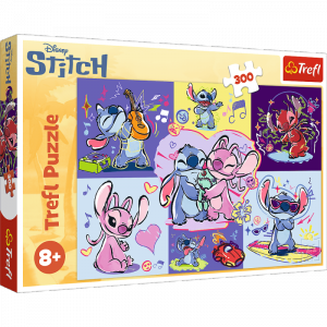 Puzzle 300 Zakręcony Stitch 23033