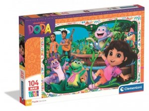 Puzzle 104 Maxi Super kolor Dora 25076