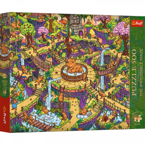 Puzzle 500 Trefl Premium Plus The Impossible Maze Zabawne Kapibary 37631