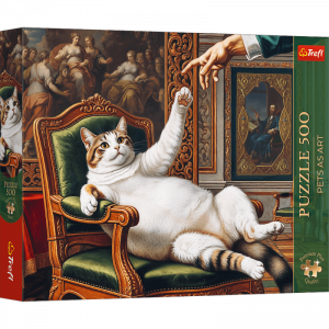 Puzzle 500 Trefl Premium Plus Pets as Art Jego Puszysta Wysokość 37627