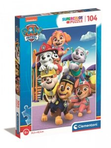 Puzzle SUPER 104 elementów. Paw Patrol