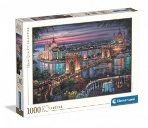 Puzzle 1000 elementów. HQ Lights of the Danube