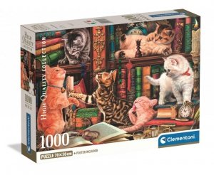 Puzzle 1000 elementów. Compact. Curious Whiskers
