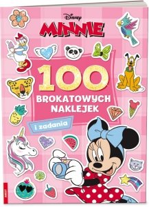 Minnie. 100 brokatowych naklejek. Wydawnictwo Ameet