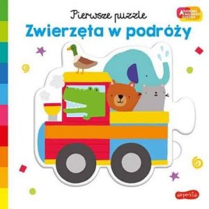 Zwierzęta w podróży. Akademia mądrego dziecka. Pierwsze puzzle