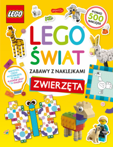 Zwierzęta. LEGO świat. Zabawy z naklejkami