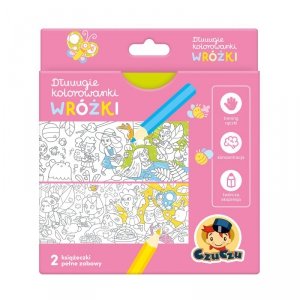 CzuCzu. Dłuuugie kolorowanki. Wróżki 4+