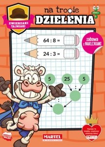 Zwierzaki tajniaki na tropie dzielenia z naklejkami