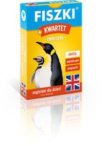 Fiszki. Język angielski. + Gra Kwartet. Zwierzęta