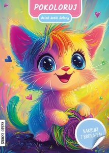 Pokoloruj dzień kotki Seleny