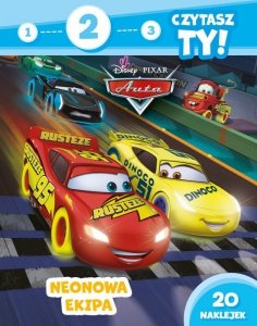 Neonowa ekipa. 1, 2, 3, czytasz ty! Poziom 2. Disney. Pixar Auta