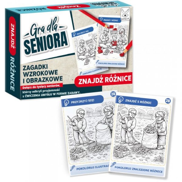 Gra dla Seniora Znajdź Różnice