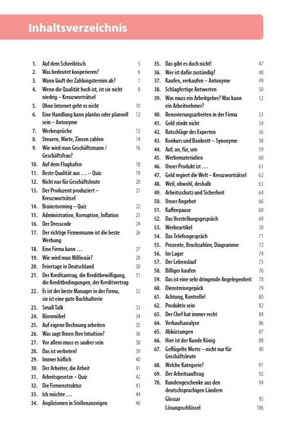TESTE DEIN DEUTSCH. Wortschatz. Deutsch im Berufsleben