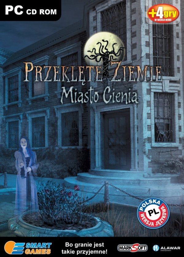 Przeklęte ziemie. Miasto cienia. Smart games. PC CD-ROM + 4 gry w wersji demo