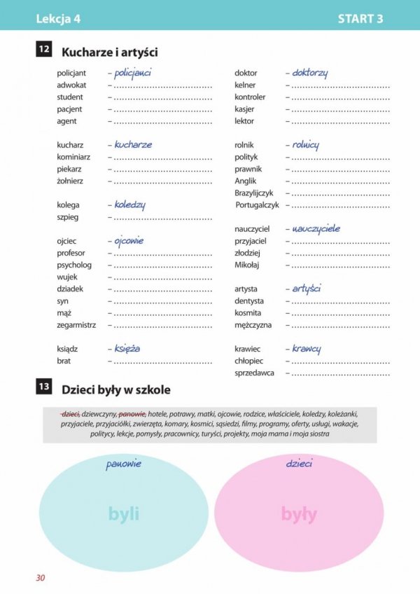 Start 3. Higher Beginner Polish. Zeszyt ćwiczeń z kluczem do nauki języka polskiego na poziomie A2