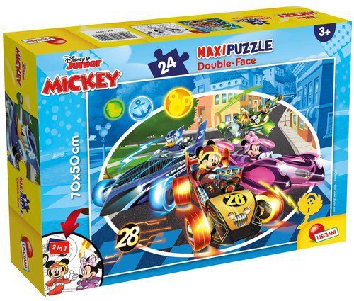 Puzzle dwustronne maxi Myszka Miki 24