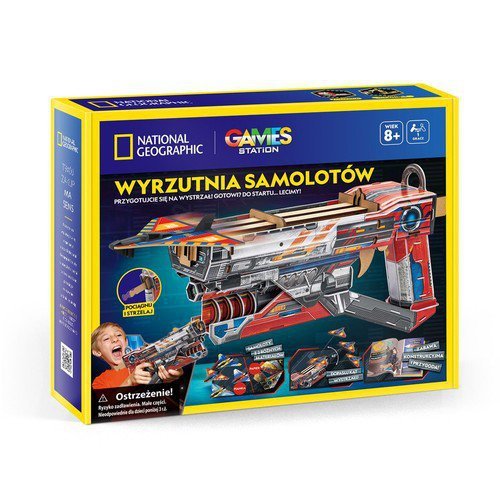 National Geographic Stem Wyrzutnia samolotów