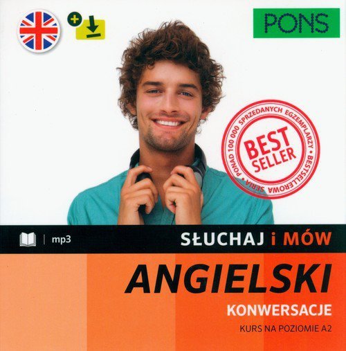 Słuchaj i mów PONS Konwersacje Kurs angielskiego A2 z nagraniami.
