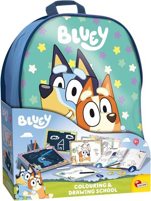Bluey Szkoła rysowania z plecakiem