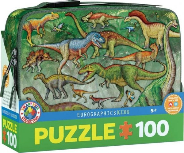 Puzzle 100 z lunch box Dinosaur  9100-0098