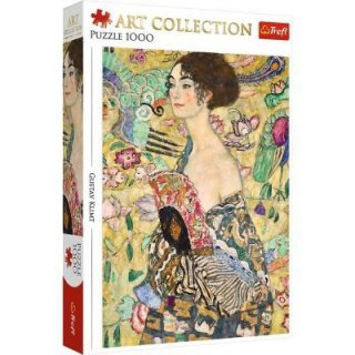 Puzzle 1000 Art Collection  Dama z wachlarzem Bridgeman 10925
