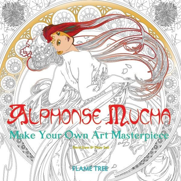 Kolorowanka Alphonse Mucha (Art Colouring Book)