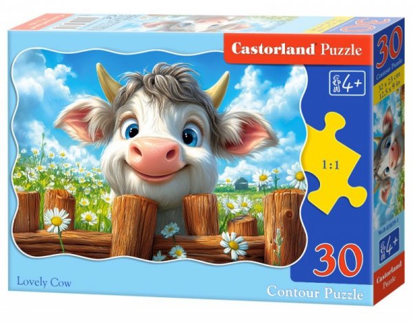 Puzzle 30 Lovely Cow B-03839-1
