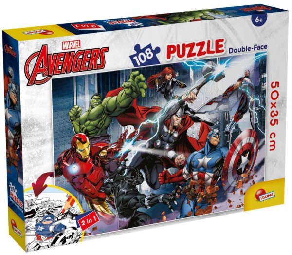 Lisciani Puzzle 108 M-Plus Avengers 304-99719