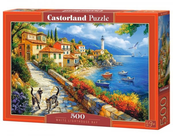 Puzzle 500 White Lighthouse Bay B-54237