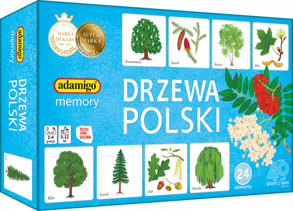 Gra Drzewa Polski Memory