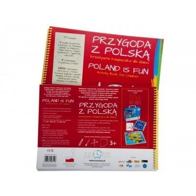 Przygoda z Polską. Kreatywna książeczka dla dzieci. Poland is fun. Activity book for children