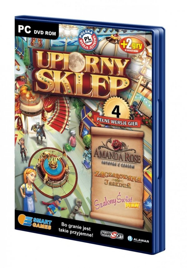 Upiorny sklep. 4 pełne wersje gier. Smart games. PC DVD-ROM + 2 gry w wersji demo