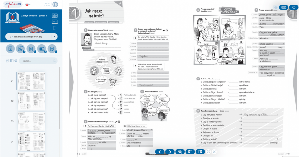 Polski krok po kroku Junior 1. Zeszyt ćwiczeń (e-coursebook)