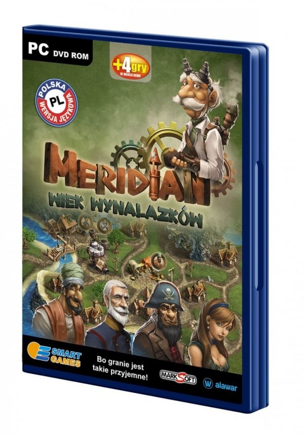 Meridian. Wiek wynalazków. Smart games. PC DVD-ROM + 4 gry w wersji demo