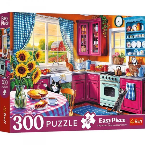 Puzzle 300 elementów. EasyPiece. Poranek w kuchni