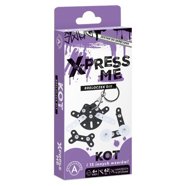 X-Press Me. Brelok DIY. Kot