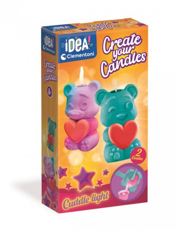 Mini fabryka świeczek. Misie